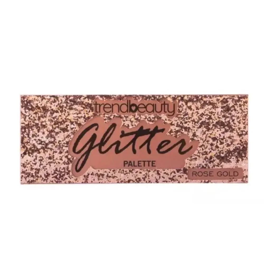 Trendbeauty Glitter Palette Rose Gold 10 Different Eyeshadows- NEW IN BOX